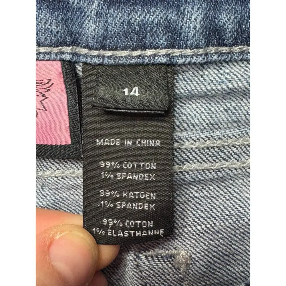 Harley Davidson Women's Bootcut Blue Denim Jeans - Size 14 (34x28) *READ** - Picture 7 of 9